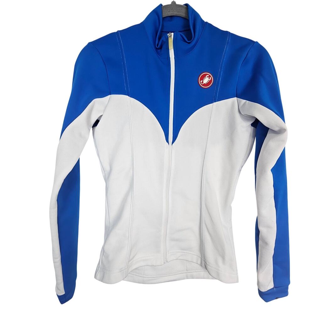 Castelli Womens Full Zip Cycle Jersey Bike Jacket S Sporty Activewear Athletic